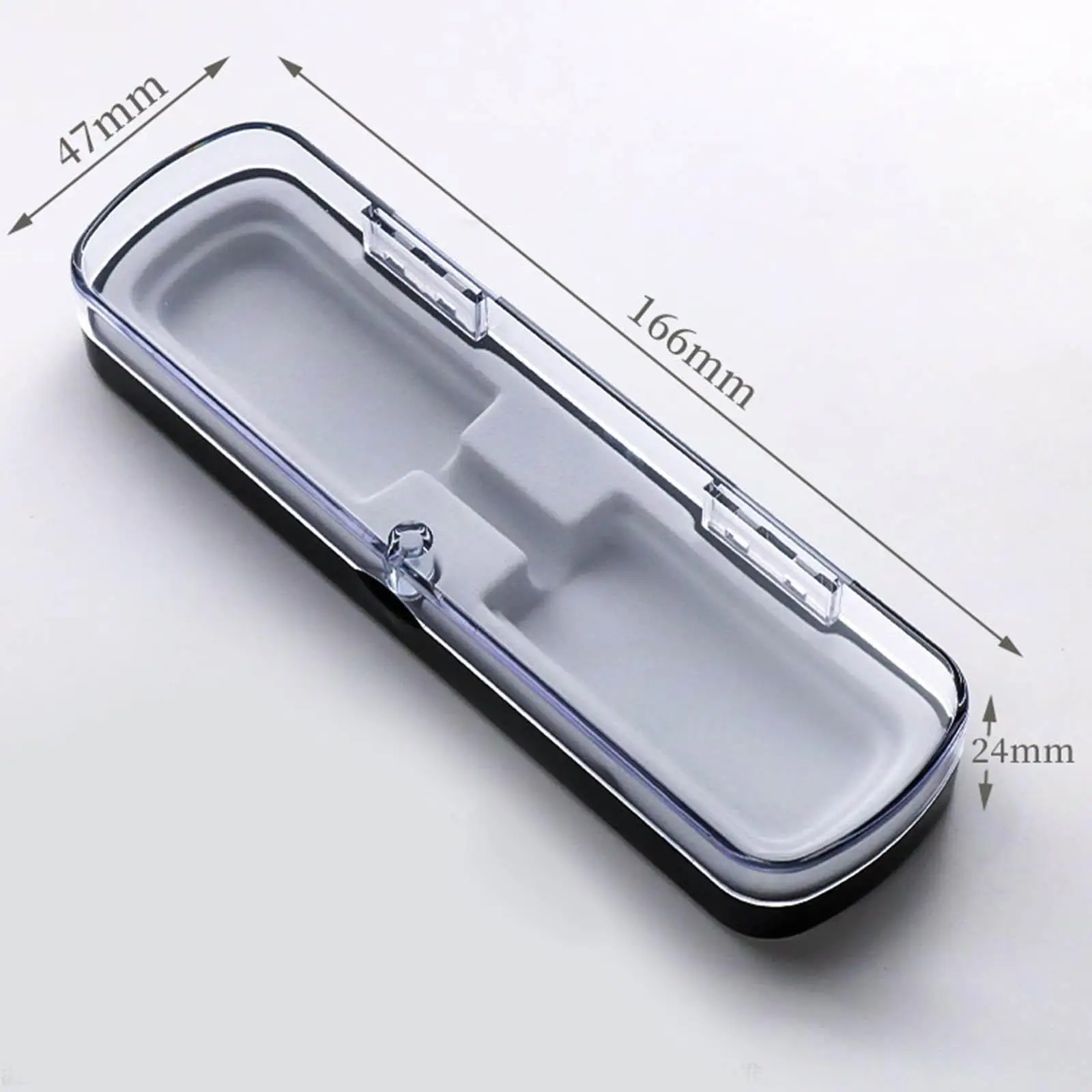 2x Pinzette Organizer Fall Verpackung Box Aufbewahrung koffer Stift Display Box grau