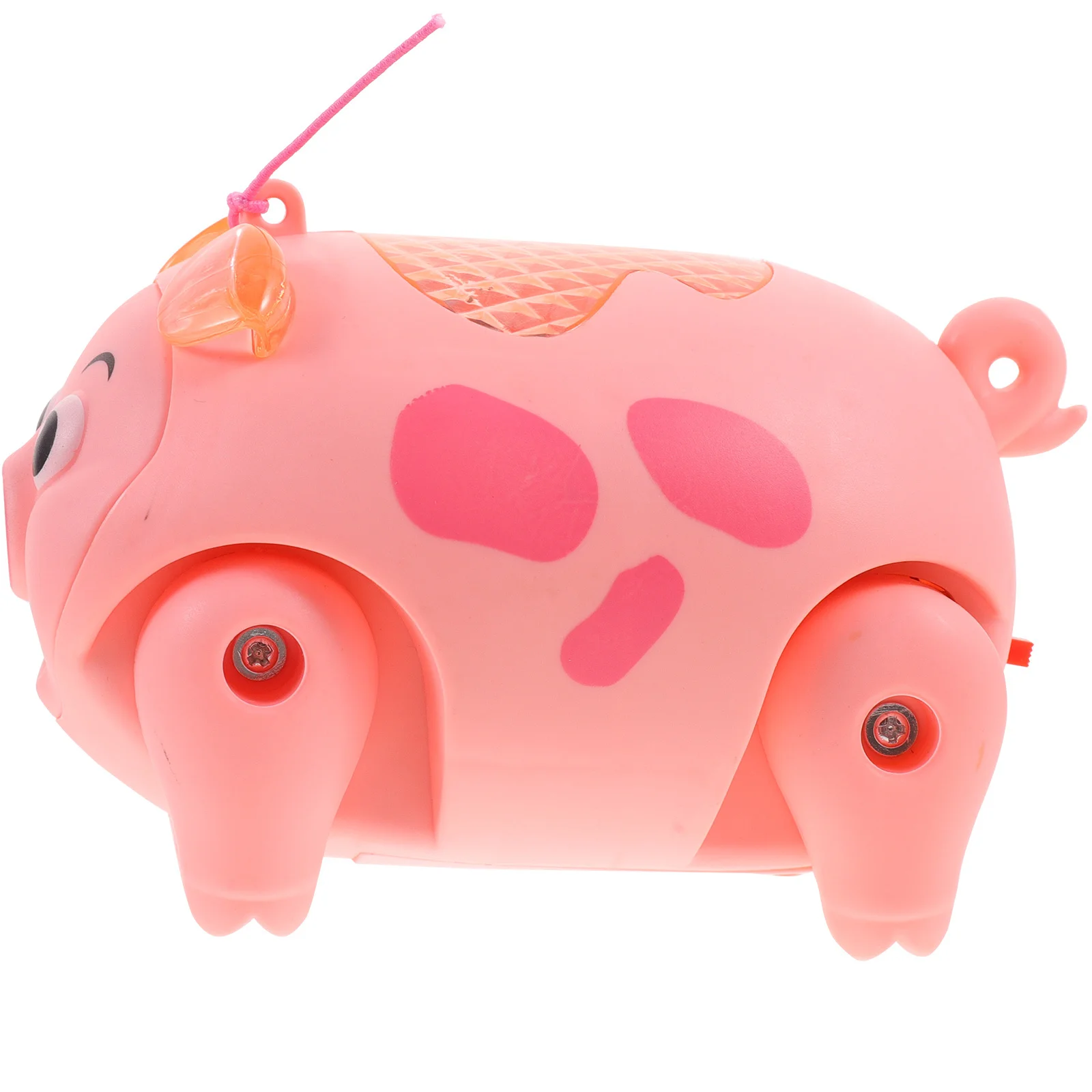 حبل خنزير كهربائي للمشي، ضوء موسيقي مقلد على شكل حيوانات للأطفال، هدية عيد ميلاد داخلية، ديكور خنزير كرتوني مضيء #1