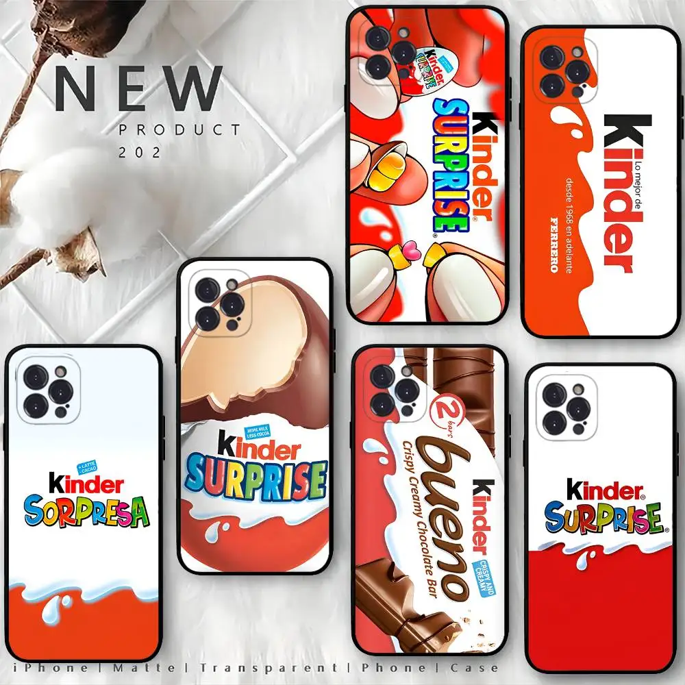Funda para Teléfono con Diseño de Huevo KINDER JOY Sorpresa para iPhone 13 12 11 17 Pro Max 17 15 16 14 Plus 17Air