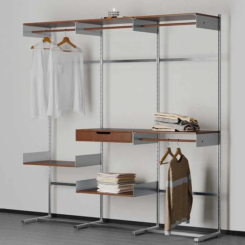 Floor-to-ceiling bookshelf Multi-layer non-punching shelf