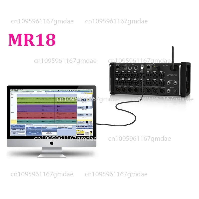 MR12 MR18 Rack Digital Mixer Stage Performance Band Vocal Recording Compact Mixer