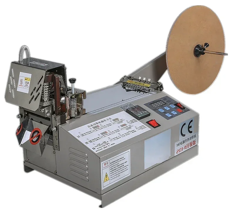 

Cortador de cinta de cuchillo caliente, máquina automática de cincha y corte textil con cuchillo caliente