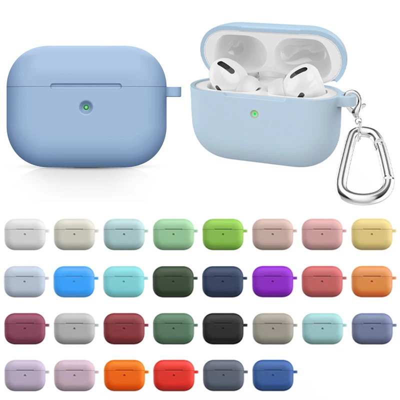 Silicone Cover Case For apple Airpods Pro 2019 Case Air Pods Pro Bluetooth Case Protective For Air Pods Pro Earphone Accessories