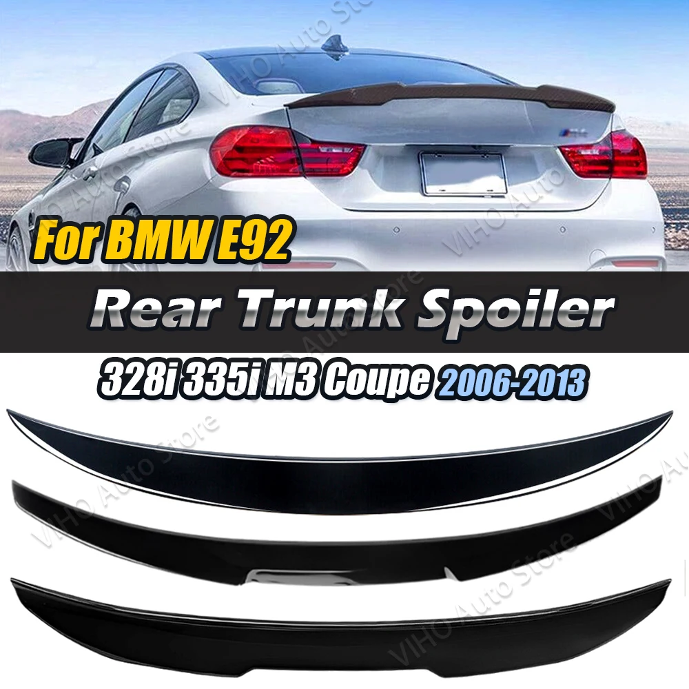 

PSM / M4 / MP Style Trunk Lip Tail Trunk Spoiler Body Kit For BMW 3 Series E92 335i 328i 2007-2012 Rear Spoiler Wing