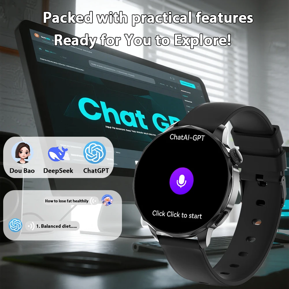 OPPO Watch X2 Mini Smartwatch HD AMOLED 4GB مشغل الذاكرة بلوتوث شبكة مشاركة APP مخزن الدردشة GPT الذكية AI ساعة الرجال امرأة