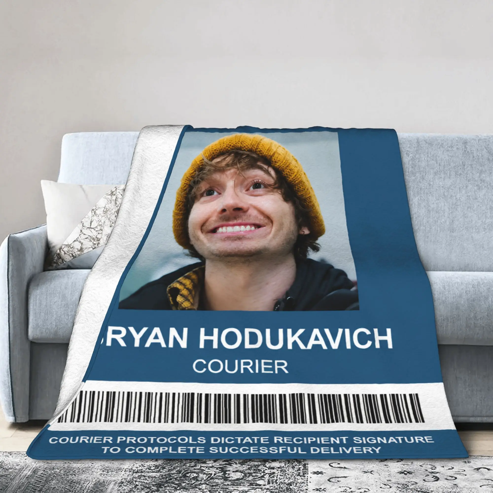Bryan Hodukavich ID Card Blankets R-Residents Horror Movie Flannel Awesome Warm Throw Blanket for Home Decoration