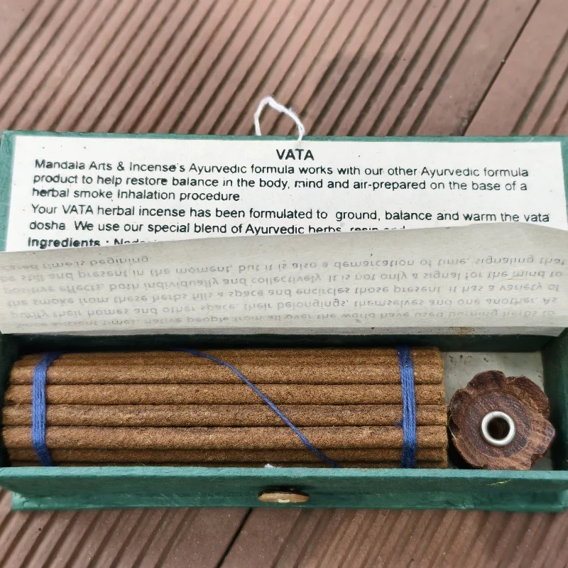 Tibetan Style Himalayas Nature Gift Box Lotus Flower Handmade Incense Sticks Temple Worship Study Room Promotes Sleep Joss Stick