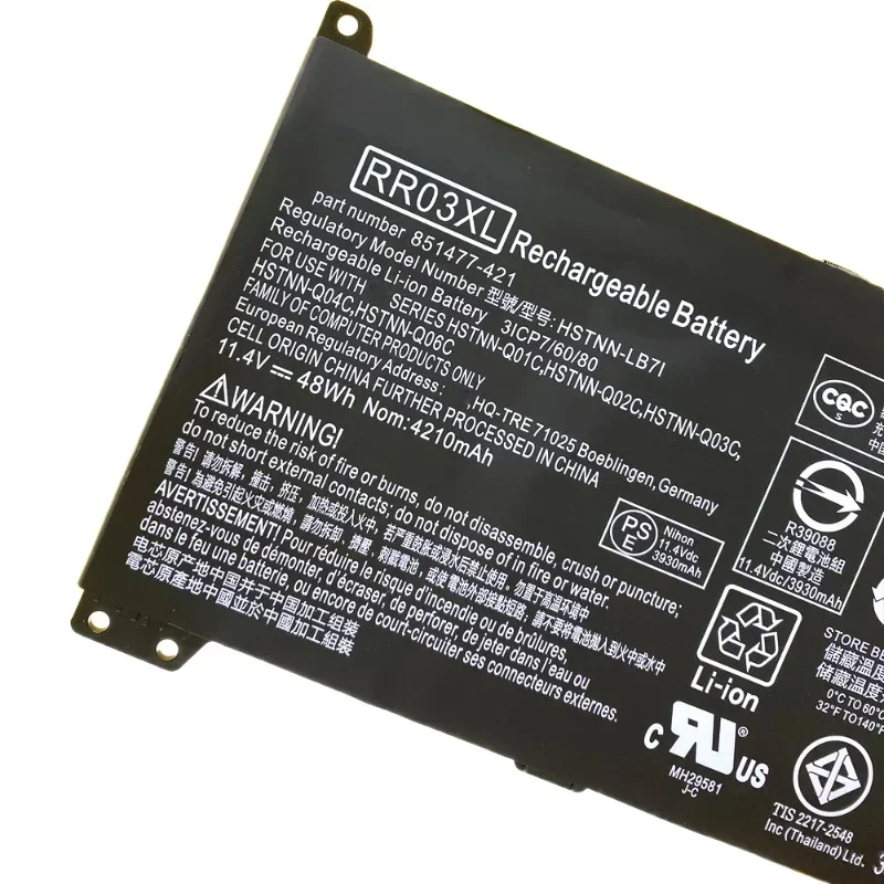 جديد RR03XL بطارية الكمبيوتر المحمول ل HP ProBook G4 G5 430 440 450 455 470 HSTNN-PB6W HSTNN-LB71 HSTNN-UB7C #5