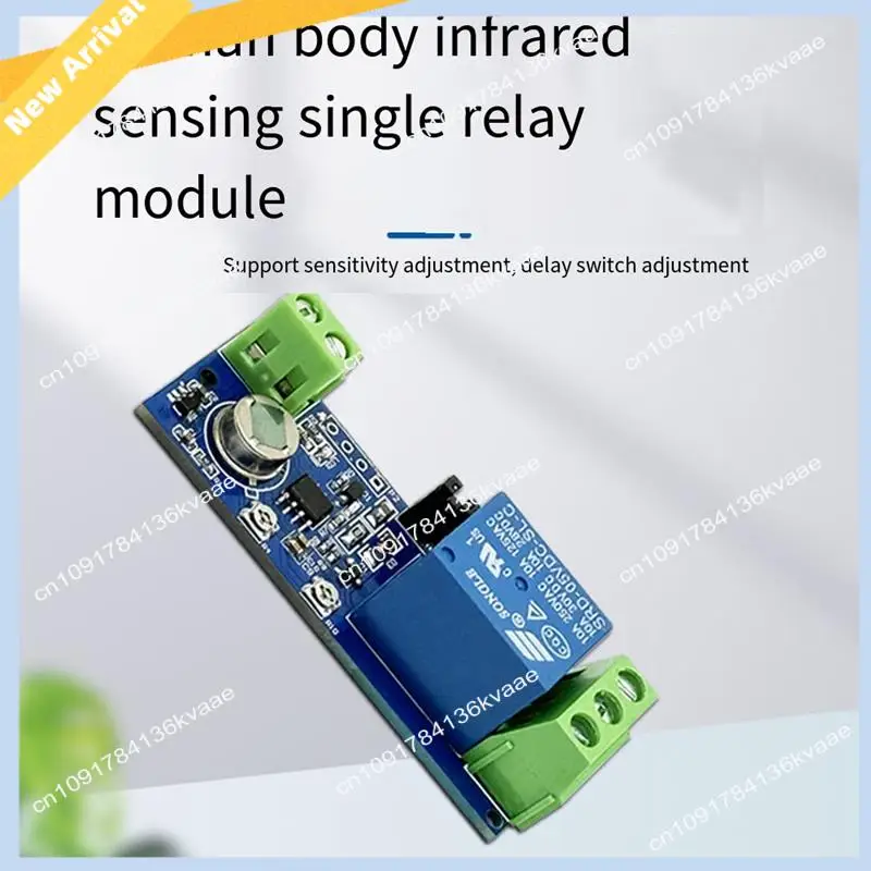 Modulo relè M01K Rilevamento a infrarossi del corpo umano Modulo singolo Tempo di ritardo Modulo multifunzione dual mode regolabile