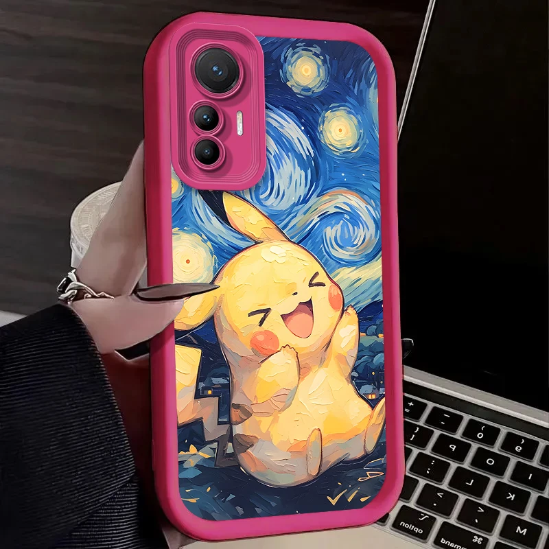 أنيمي جميل P-Pokemon جراب هاتف ل Xiaomi Poco X7 X6 X5 X4 GT X3 NFC F7 F6 F5 F4 F3 M5s C65 C75 M6 Pro 4G 5G غطاء سيليكون