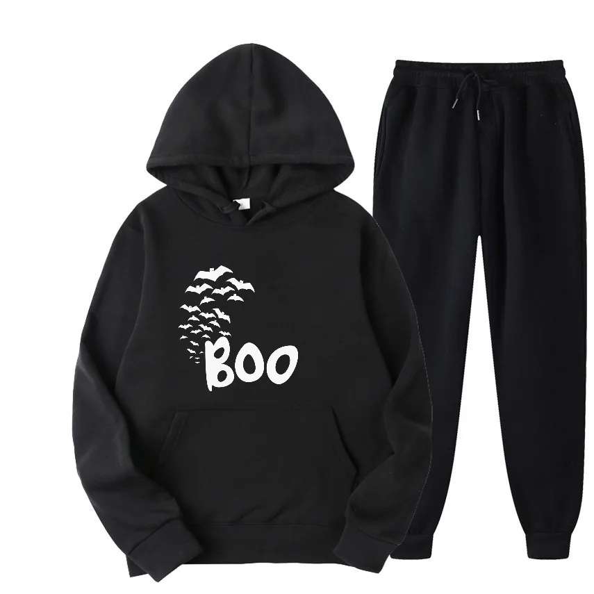 

2025 Seagull English graffiti print suit Men Casual Graphic Hoodie Spring And Autumn Street Wear Comfortable Pullover Sweatshirt