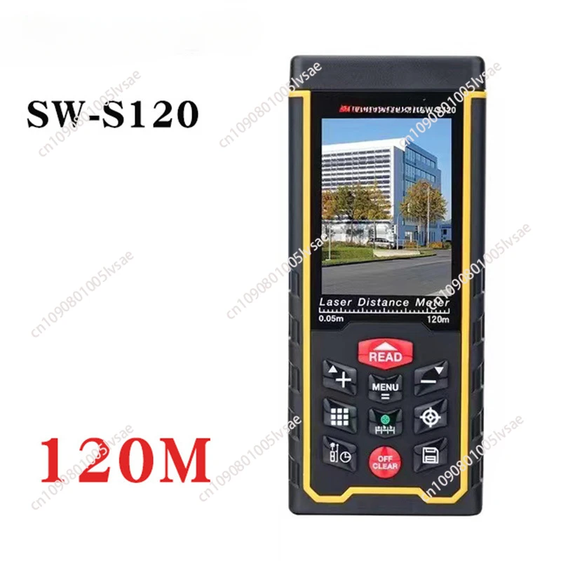 Original 120m Camera Rangefinder SW-S120 High Quality Laser Distance Meter Area Volumn Digital Angle Ruler Measuring Tape