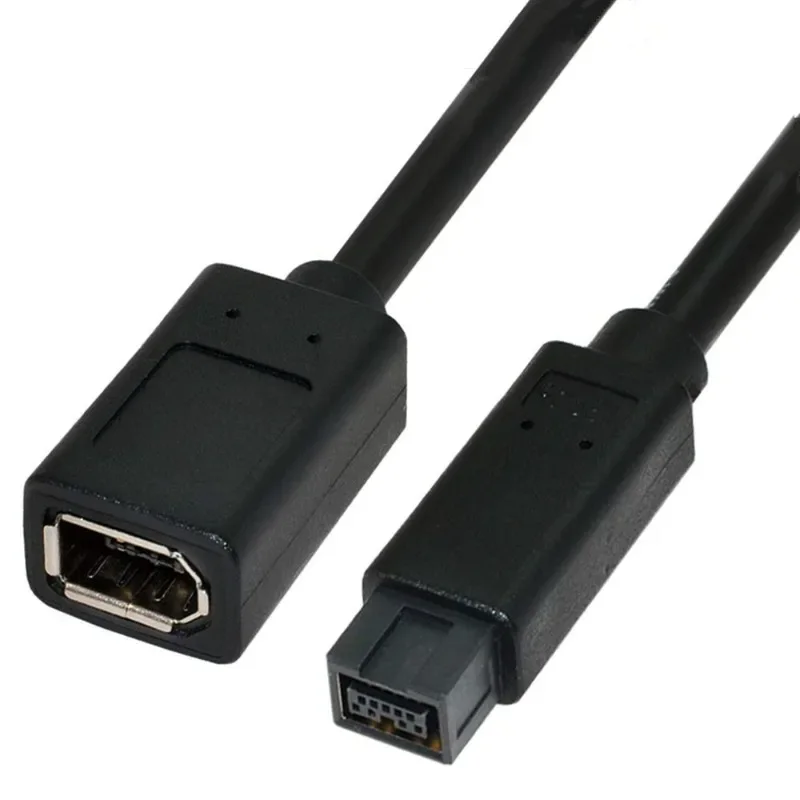 6Pin IEEE 1394 Female to 1394b 9Pin Male Firewire 400 to 800 Cable 20cm