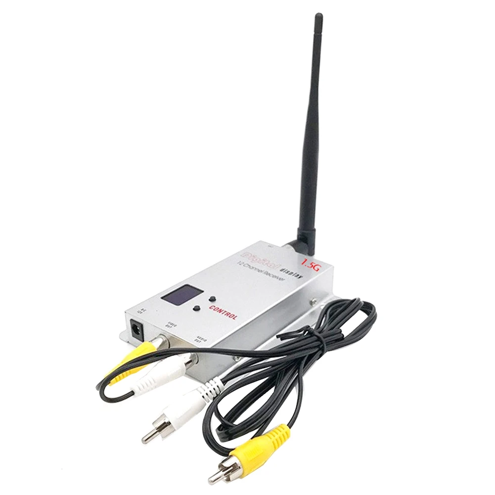 1.5G 1.5W Fpv Vrx 1500Mw 12ch Audio Video-Ontvanger Voor Fpv Lange Afstand Drone Vliegtuig