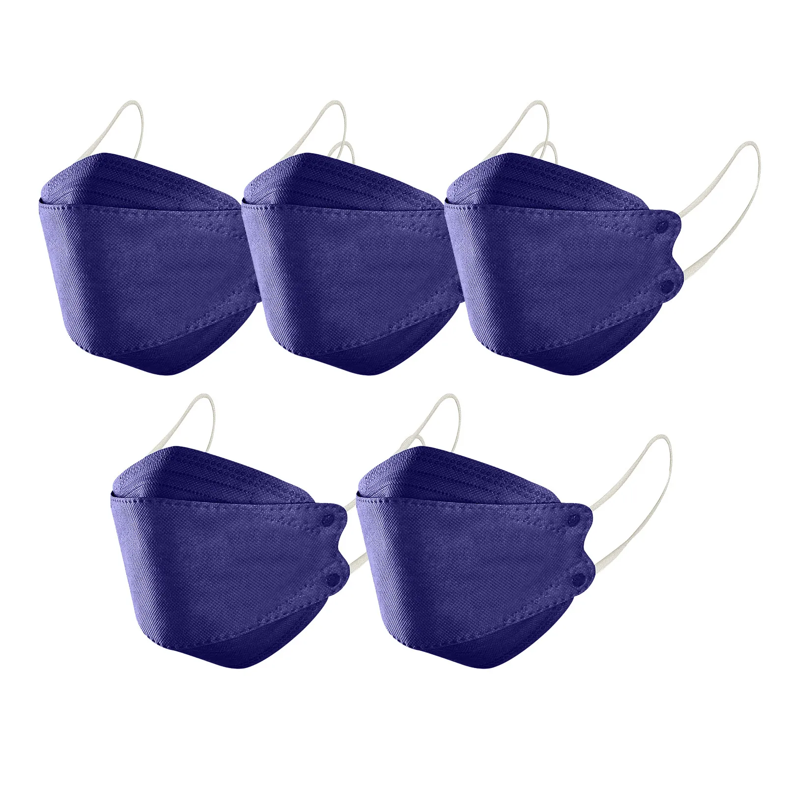 High Protection Face Mask Comfortable 3d Fold Mask Adult High Comfort Breathable Face Cover With Ear Loops Breathing Mask T1