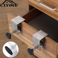 Woodworking Jig Cabinet Tool Home Furniture Steel Drawer Front Installation Clamps Drawer Panel Clips Building Carpentry Tools