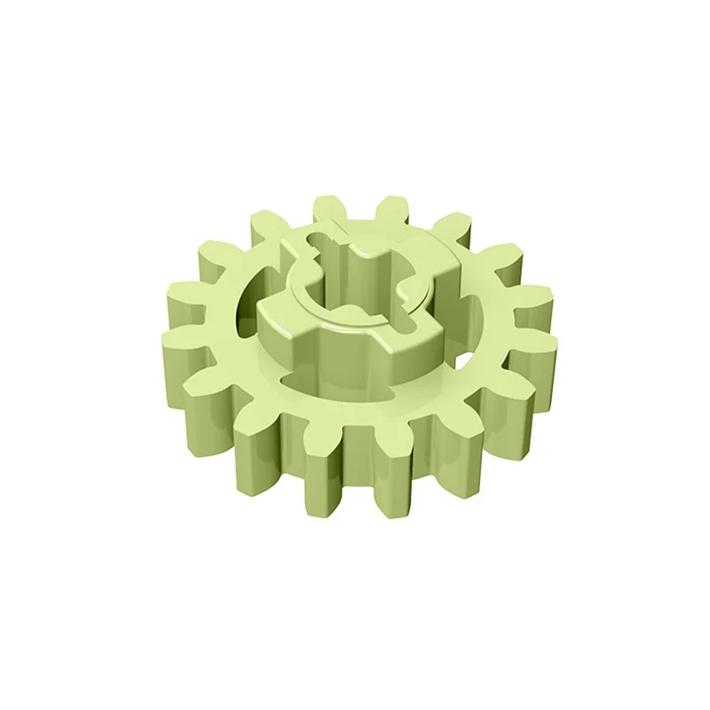 Gobricks 10PCS High-Tech Assemble Particle 94925 16 Tooth Gear Outer Diameter 17.5 Building Blocks Kit Replaceable Part For Kids