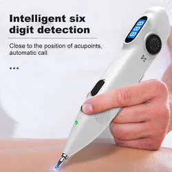 Pluma de acupuntura con pantalla Digital, dispositivo estimulador muscular, equipo de masaje para el cuidado de la salud