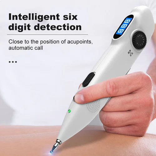 Pluma de acupuntura con pantalla Digital, dispositivo de Estimulador muscular de punto de electroacupuntura, equipo de masaje, cuidado de la salud