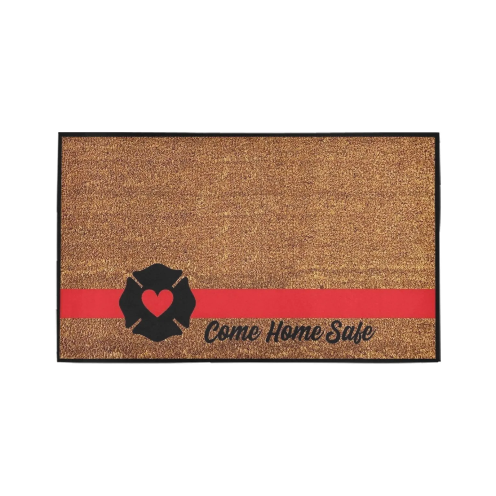 Come Home Safe Doormat Non-Slip Rubber Entrance Christmas Season Welcome Outdoor Door Mat Porch Patio Home Decor