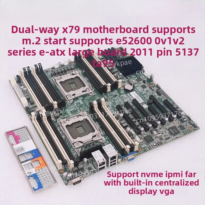 X99 Motherboard X10DRL-I X10DRI DAI E5 V3V4 Home Silent E-ATX Motherboard