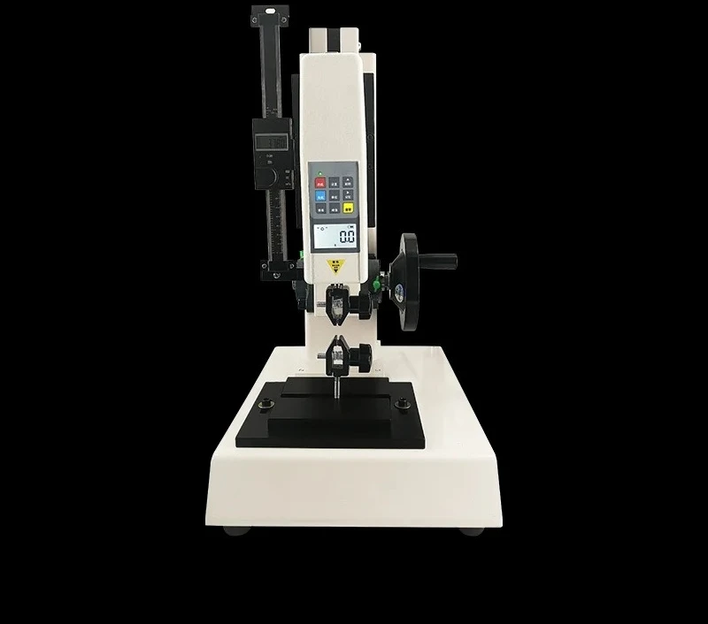 Digital push-pull force meter hand-cranked spiral rack test benchbracket pointer pull pressure dynamometer