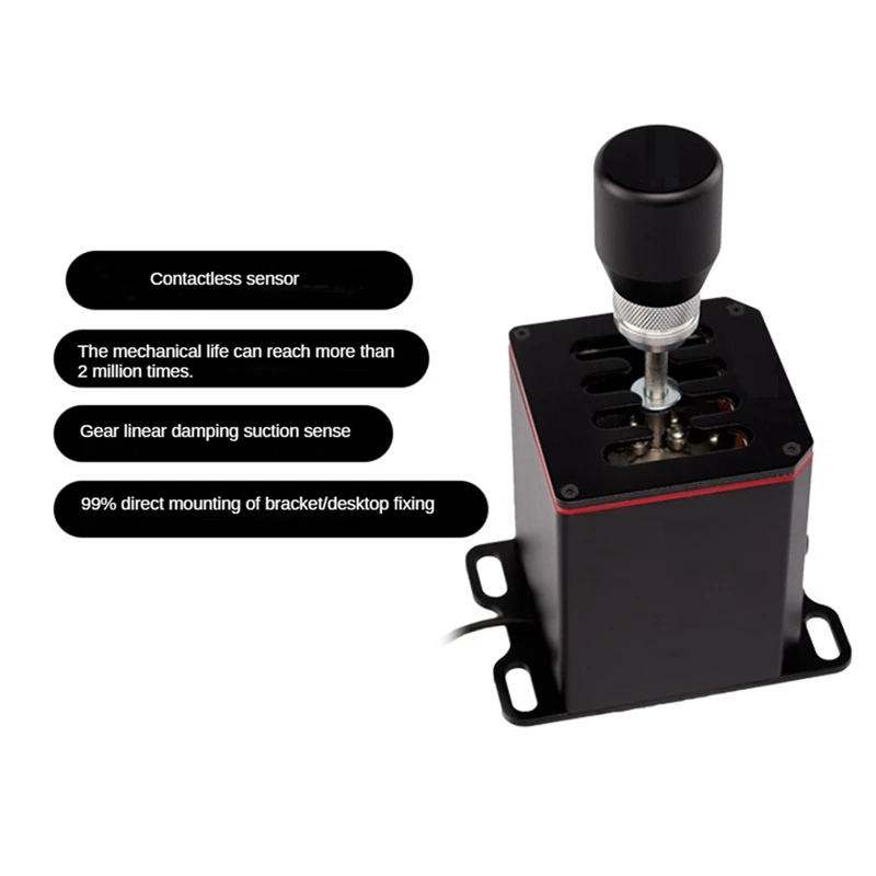 Mejor palanca de cambios USB H con soporte para Logitech G27 G29 G25 G920 para Thrustmaster T300RS/GT para juego de carreras de simulación