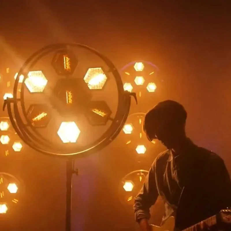 Professional LED Stage Background Light 6*120W RGB LED Retro Light for Wedding Event Show