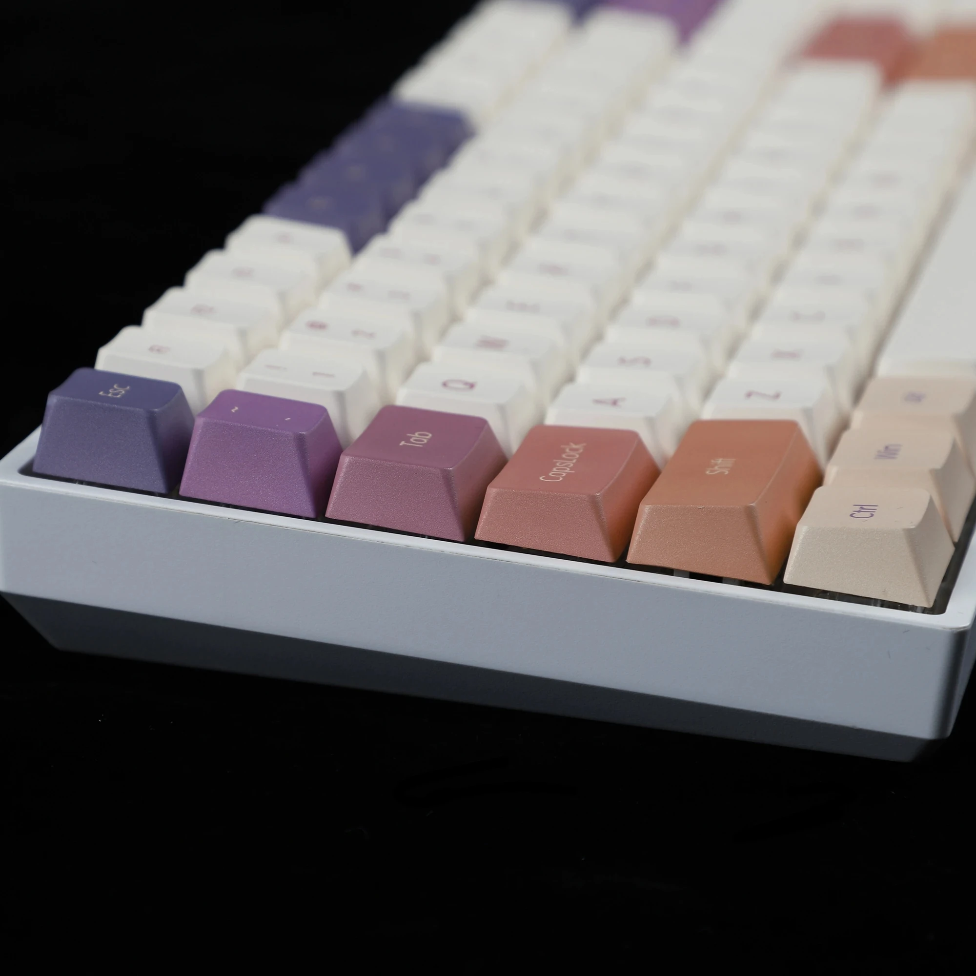 143 Smoke Cloud Keycap Cherry Profile Dye Sub Dik Pbt 5 Zijden Keycap Set Voor Ansi 104 Tkl Gk61 96 75 Gmmk Ncr80 Mx Toetsenbord