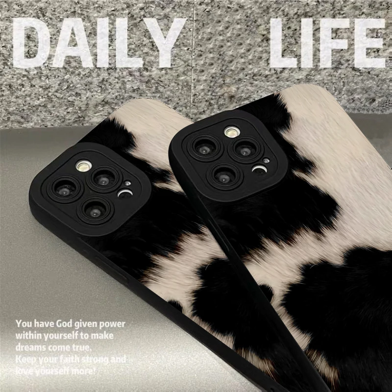 Picture 7: Cow Pattern Phone Case For iPhone 17 Cases iPhone 16 Pro Max 15 14 13 12 11 XS X XR 7 8 Plus 16E 17 Air Shockproof Bumper Cover
