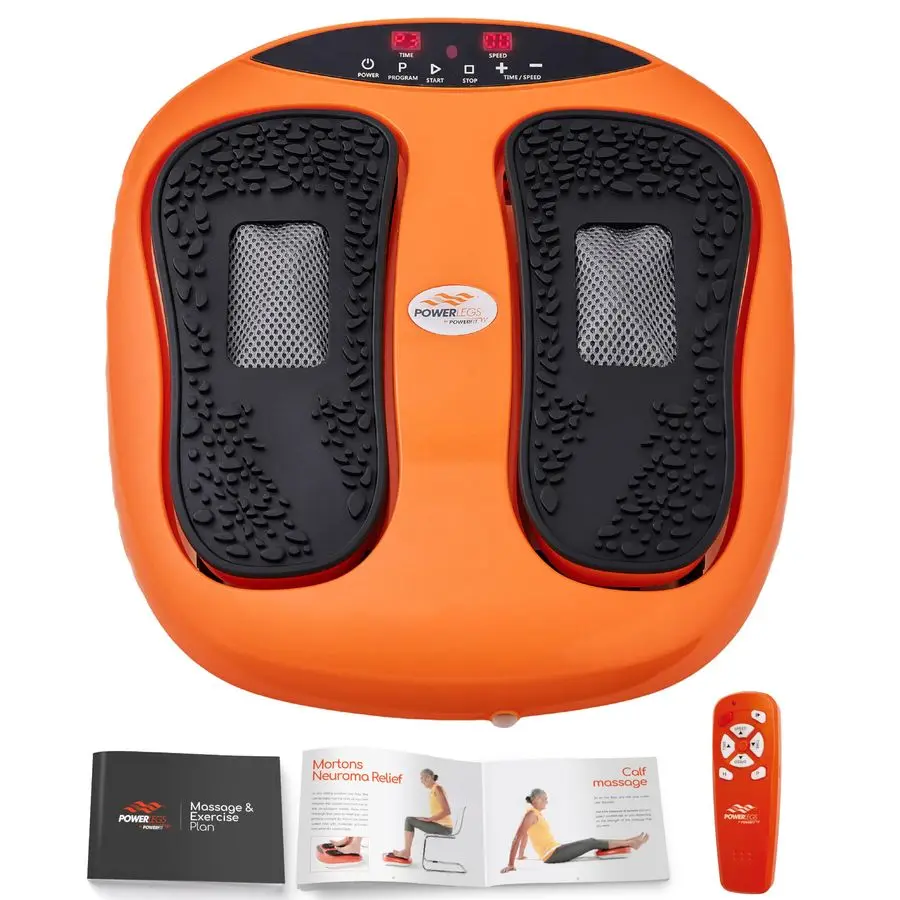 

Электрический массажер для ног с дистанционным управлением, регулируемой скоростью, вибрационный массажер для икр, массажер для ног для невропатии