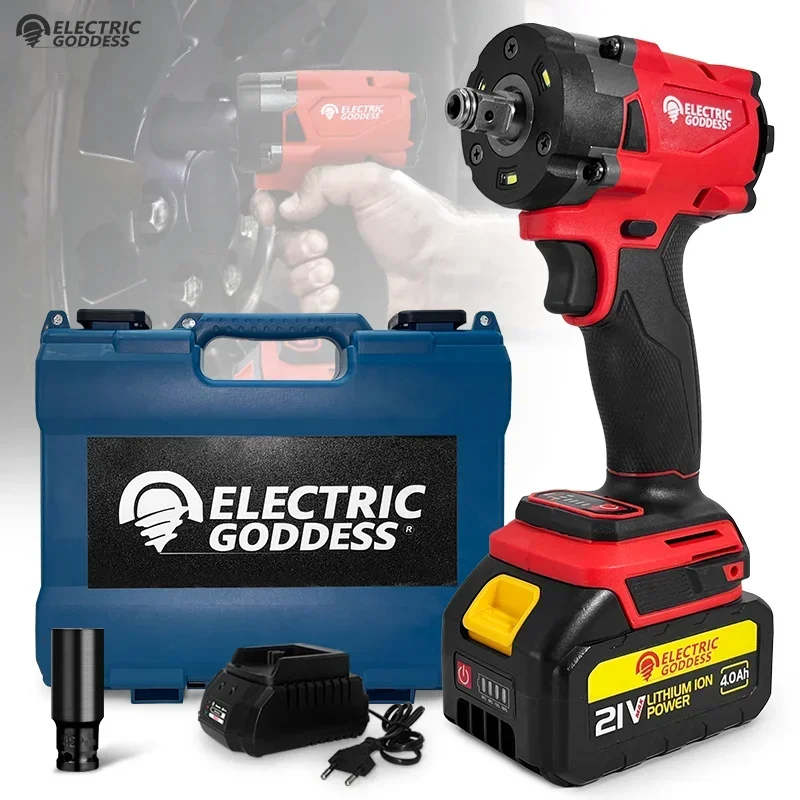 

EGOD Multi-functional Cordless Wrench/Drive Brushless Electric Impact Wrench Lithium Battery 18V Makita Power Tool fit Wood Work