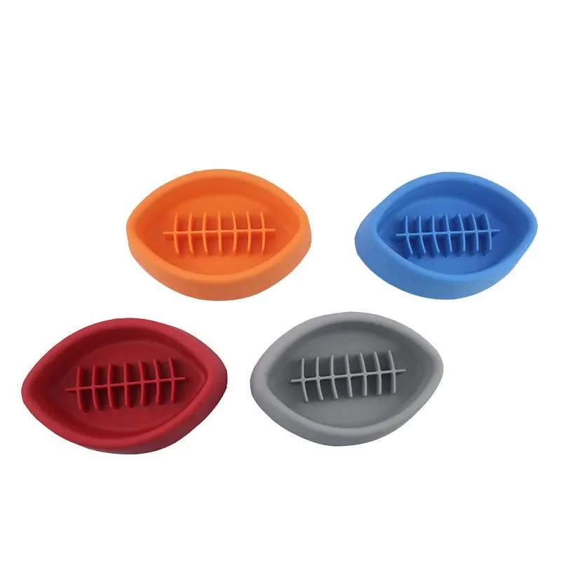 Silicone pet bowl, slow food bowl, slow food grade food bowl with suction cup, anti knock and anti slip dog and cat tableware