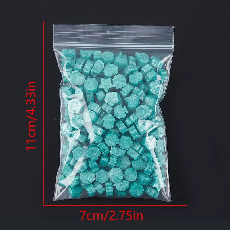 100pcs, 35g irregular flame paint bag with wax particles, wax seal for cards, envelope seal, wedding invitation