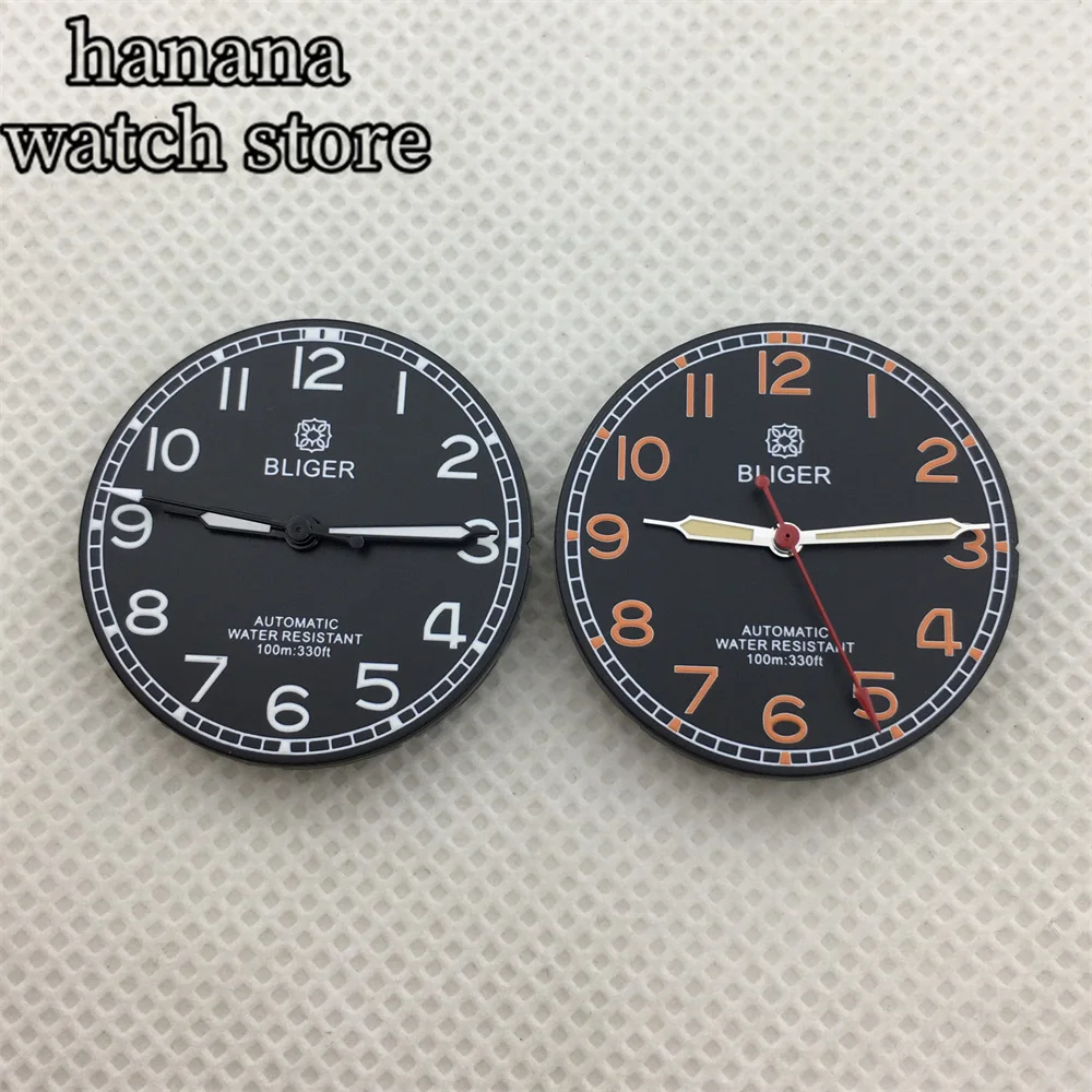 NH35 Dial 29mm Black Blue Green Watch Dial Luminous Fit NH35A NH36 ETA2824 2836 Miyota8215 DG2813 3804 Movement