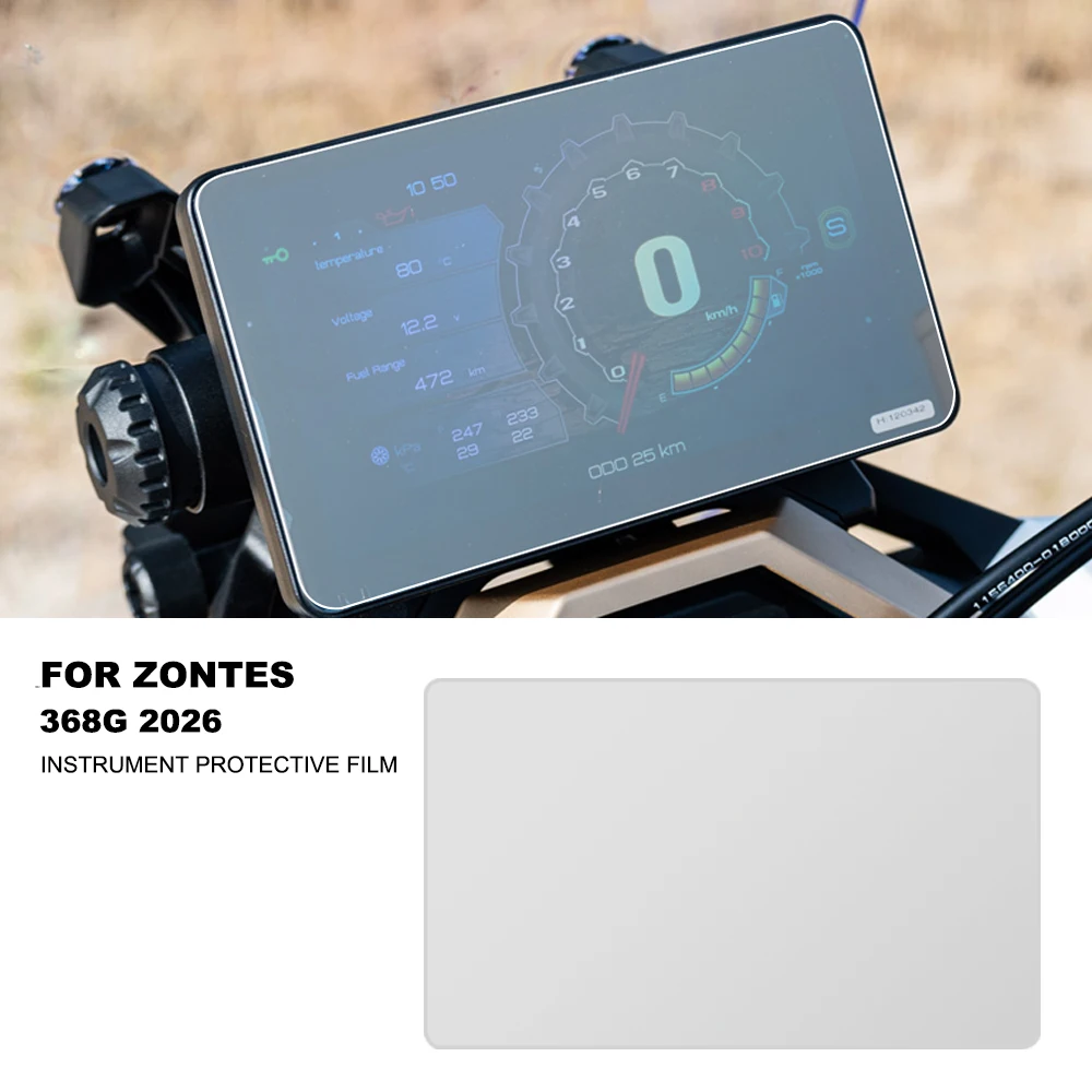 2026 368G Accessories Cluster Scratch Protection For ZONTES ZT368G 368 g New Motorcycle Film Screen Protector Instrument