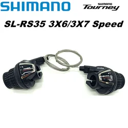 Shimano Tourney SL-RS35 Revoshift grip bike Twist Shifter lever 3*6s 3*7s 18S 21s bicycle Comb with grips RS35 as RS31 RS36