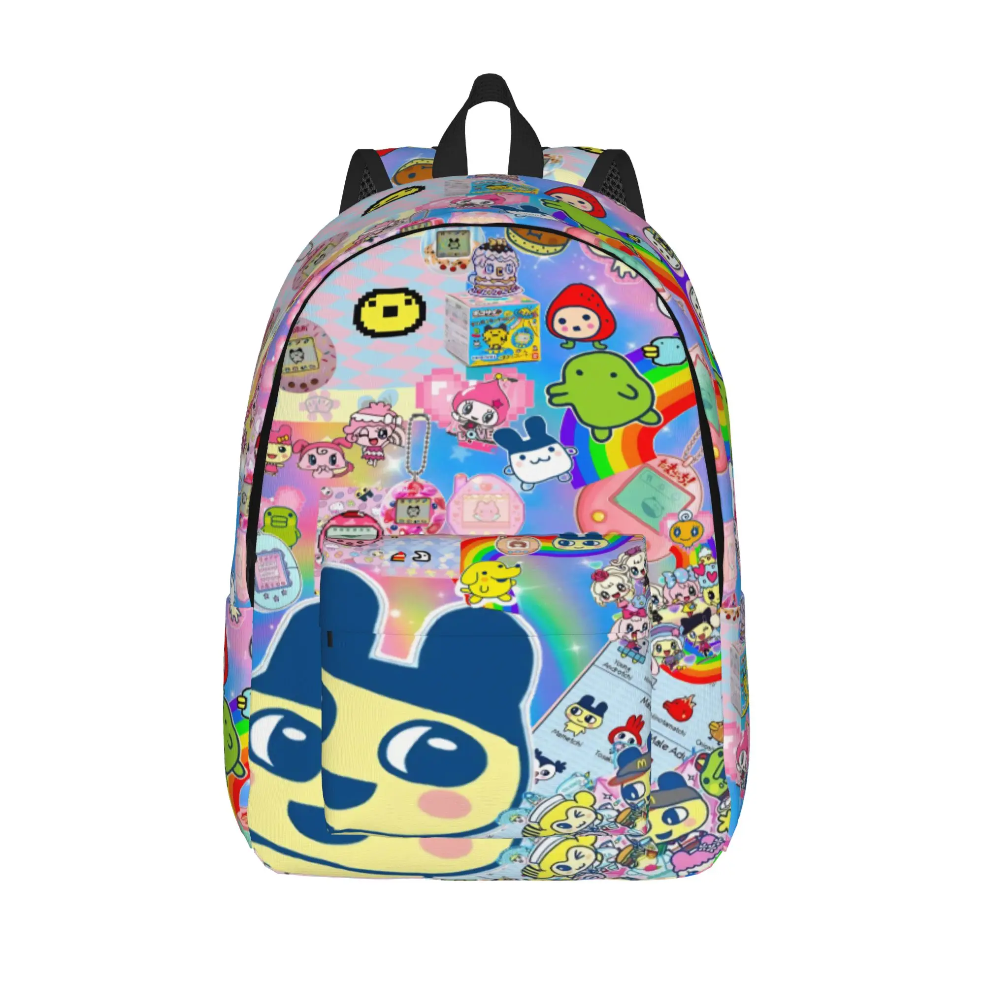

Tamagotchis Cartoon Games Cool Backpack Outdoor High School Business Daypack for Men Women College Canvas Bags