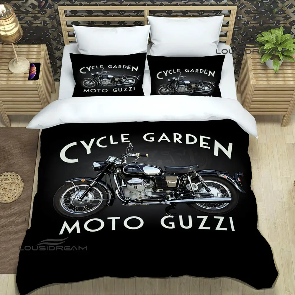 

Guzzi motorcycle printed Bedding Sets exquisite bed supplies set duvet cover bed comforter set bedding set luxury birthday gift