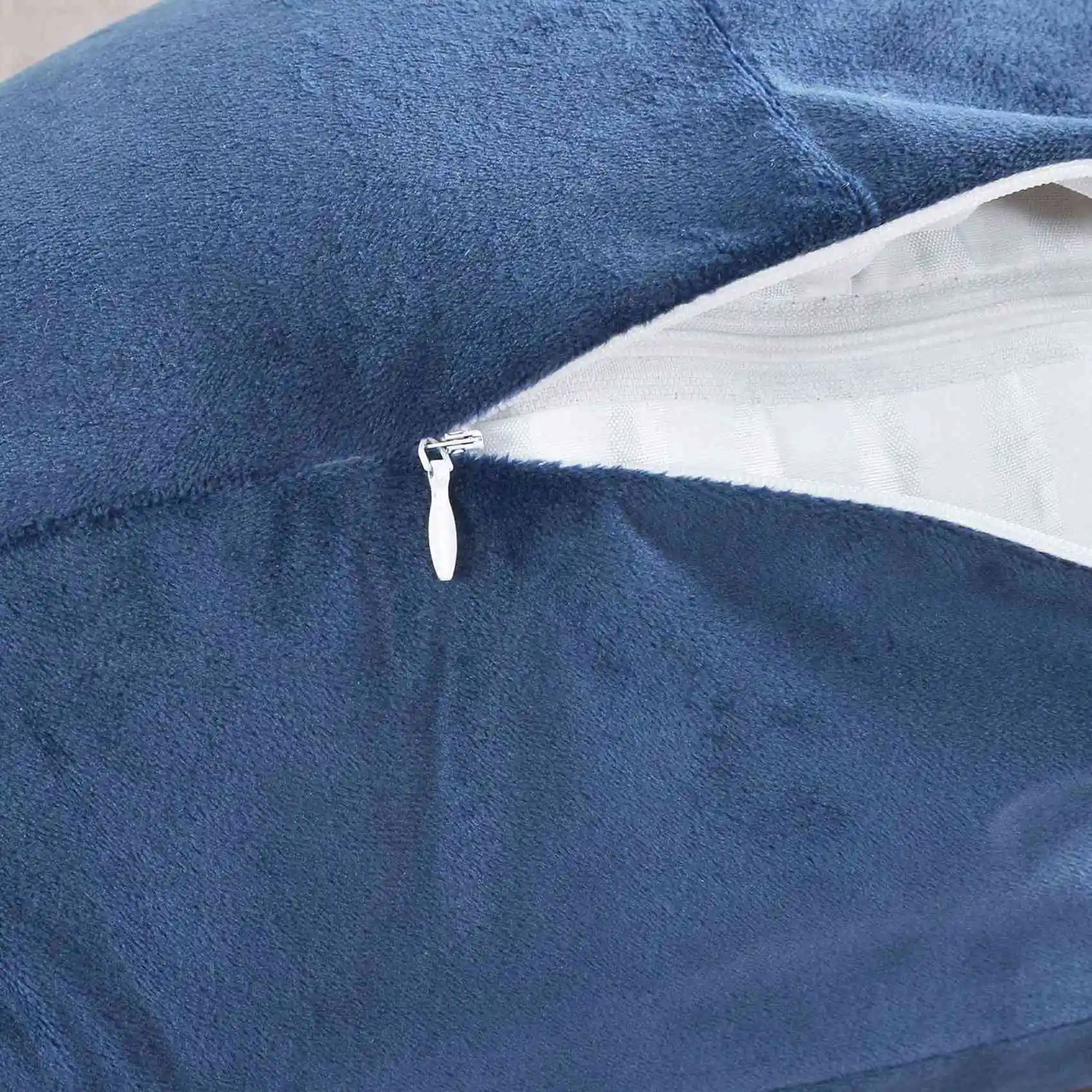 

ABKW-2X Pillow Back Bed With Armrest Support Bed Reading Waist Back Chair Car Seat Sofa Rest Waist Pad (Deep Blue)