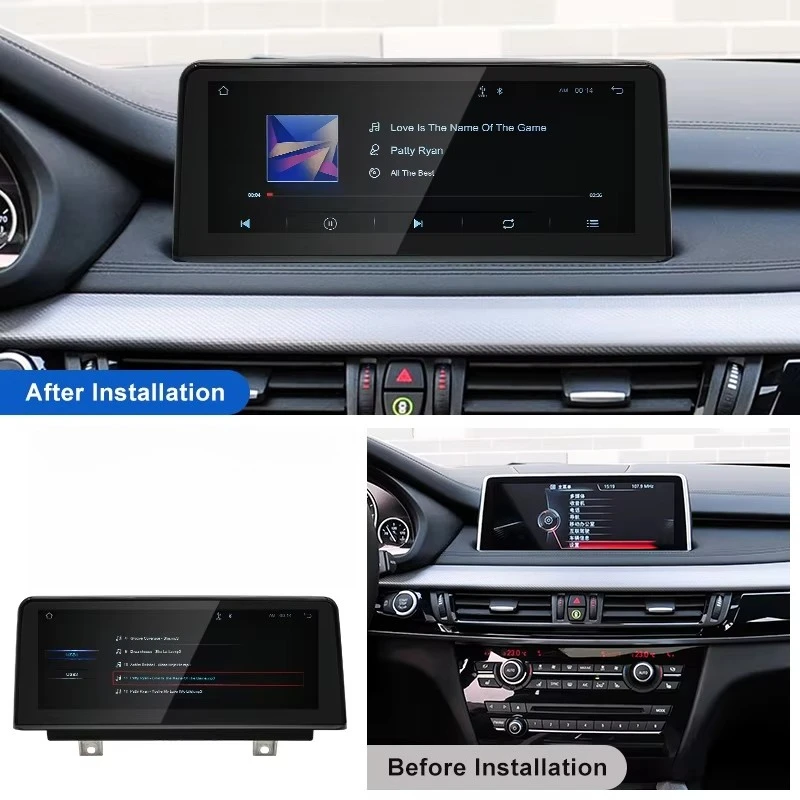 LINUX Is Suitable for X5 F15 X6 F16 Car Multimedia Player Display Screen Wireless Carplay & Android Auto