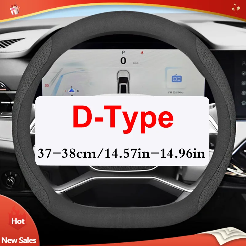 

Leather Car Steering Wheel Cover for Seat Exeo Alhambra Ateca Leon Altea 2011 - 2016 2017 2018 2019 2020 2021 Auto Accessories