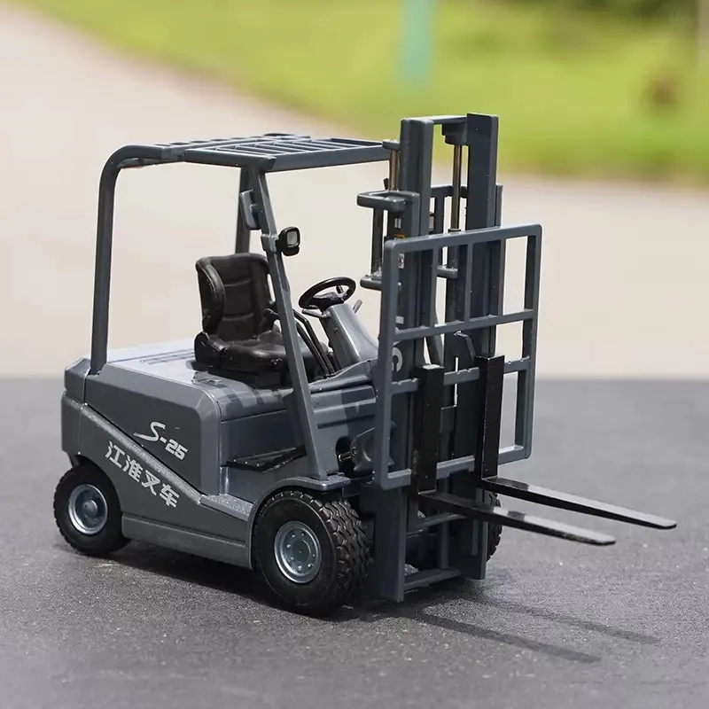 Diecast 1:25 JAC Electric Forklift S-25 Alloy JAC S25 Forklift Truck Model Toy Collectible