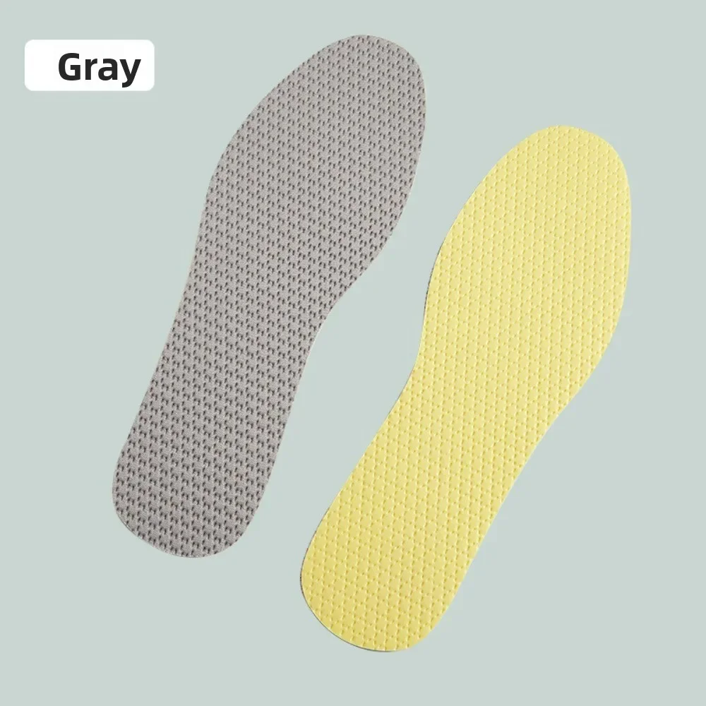 Summer Insoles Deodorant, Sweat-absorbing and Breathable Sports Super Soft, Can Be Cut Barefoot, No Socks Insoles
