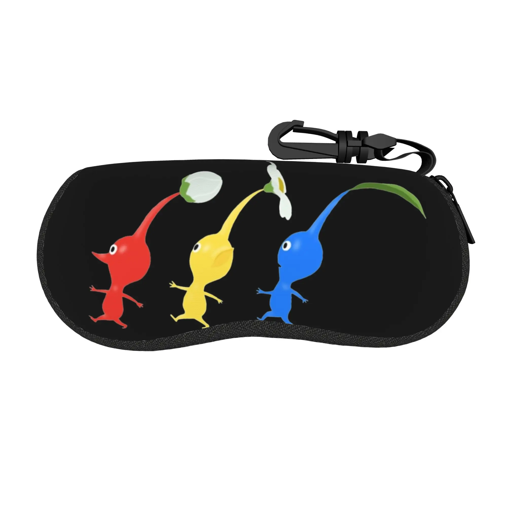 

Чехол для очков Pikmin Running, подарки для девочек, аксессуары, забавная коробка для очков для видеоигр, коробка для солнцезащитных очков Harajuku