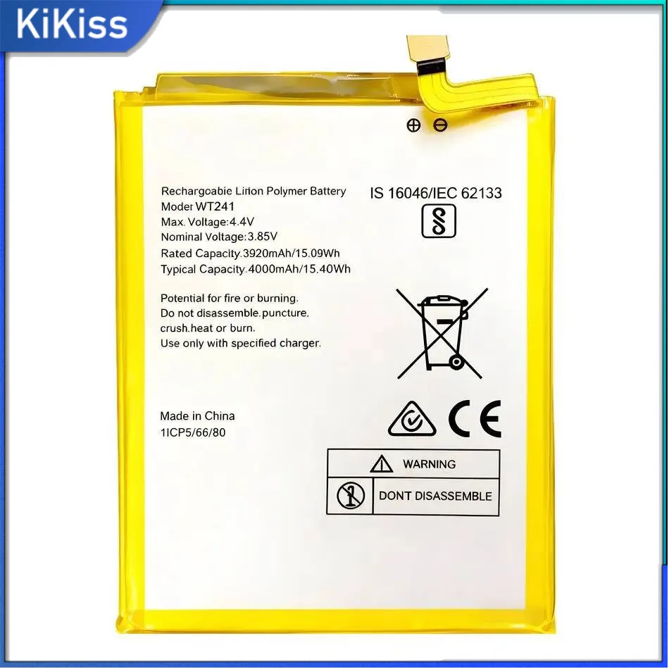 For Nokia 3V High-Capacity Mobile Phone Battery WT241 Durable 4000Mah