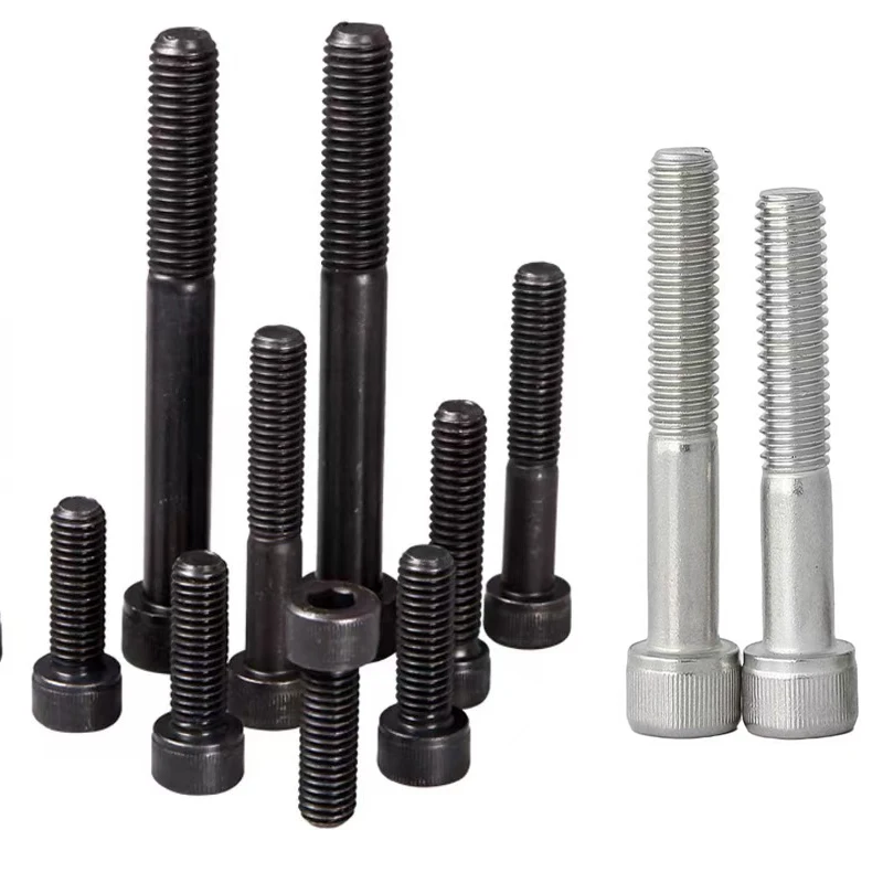 10pcs M3 M4 M5 M6 M8 304 A2 Stainless Steel Black grade 12.9 steel DIN912 Hexagon Hex Socket Head Cap Allen Bolt Screw L=4-150mm - Image 4