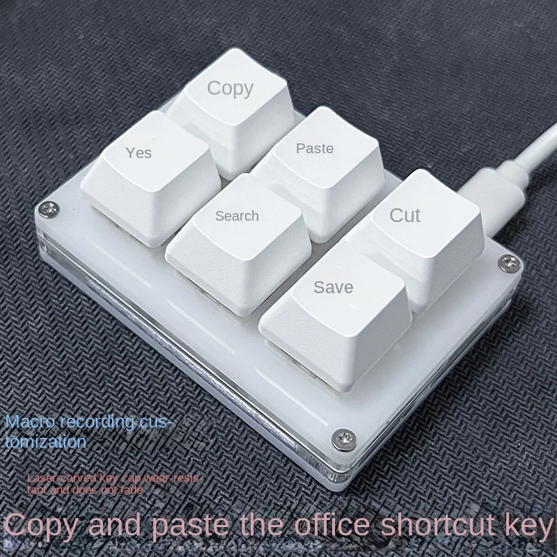 

Financial Office Artifact Copy Paste Cut All Select Find Save Keypad Mechanical Custom Shortcut Keyboard