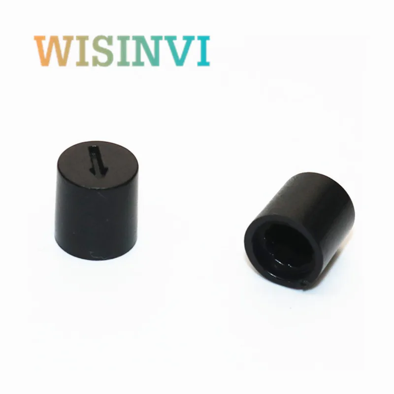 10PCS 9.5*10mm Plastic Flower Shaft Knob Diameter 9.5mm Height 10mm Potentiometer Encoder Knob Gear Shaped Inner Hole 6mm