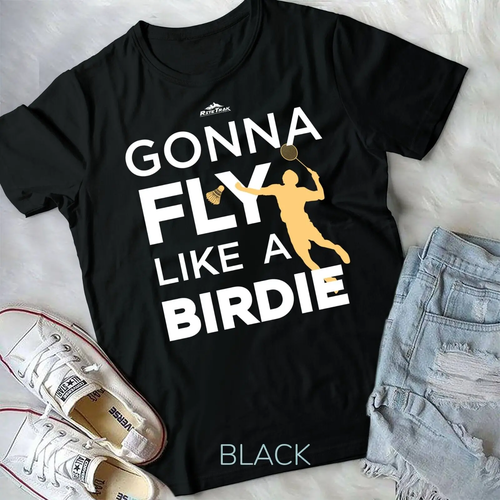 

Badminton T-Shirt - Gonna Fly Like A Birdie Unisex T-shirt